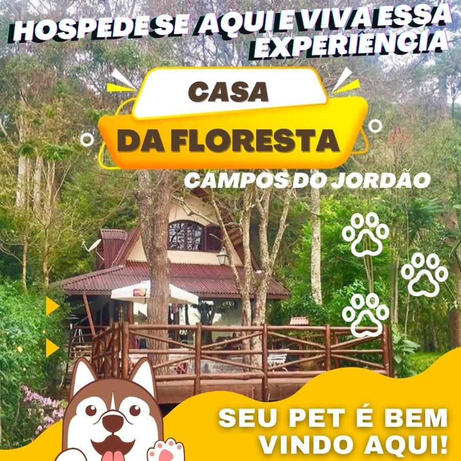 Casa Na Floresta Em Campos Do Jordao Villa Luaran gambar