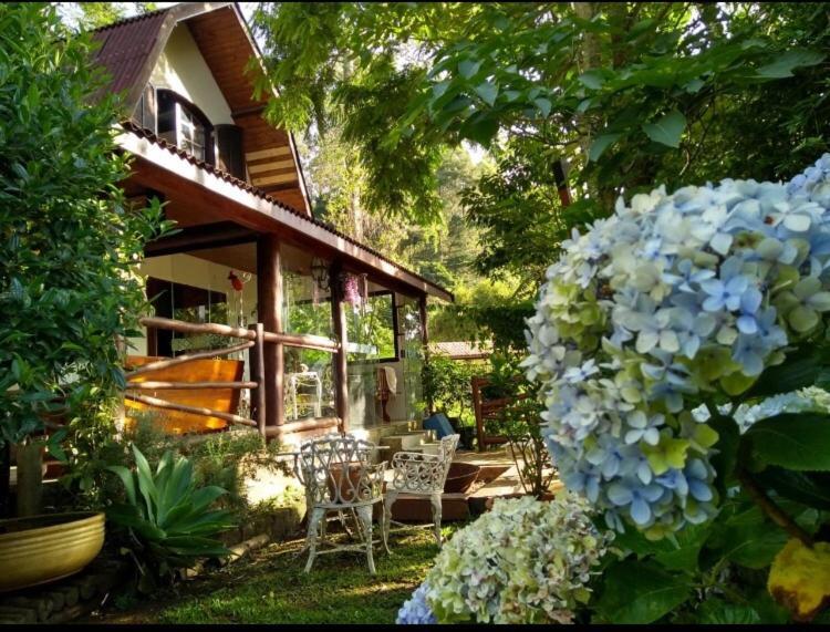 Casa Na Floresta Em Campos Do Jordao Villa Luaran gambar